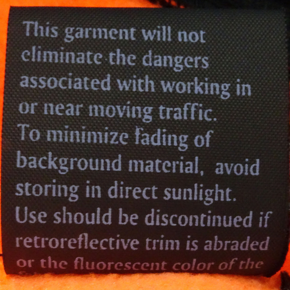 Tri-Mountain High Visibility Reflective Orange Sm - Picture 7 of 7